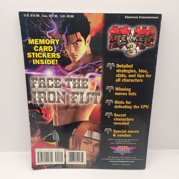 Prima Games Lot of 3 PS2 Guides Tekken 3 Kessen Maximo Ghosts of Glory - Picture 5 of 12